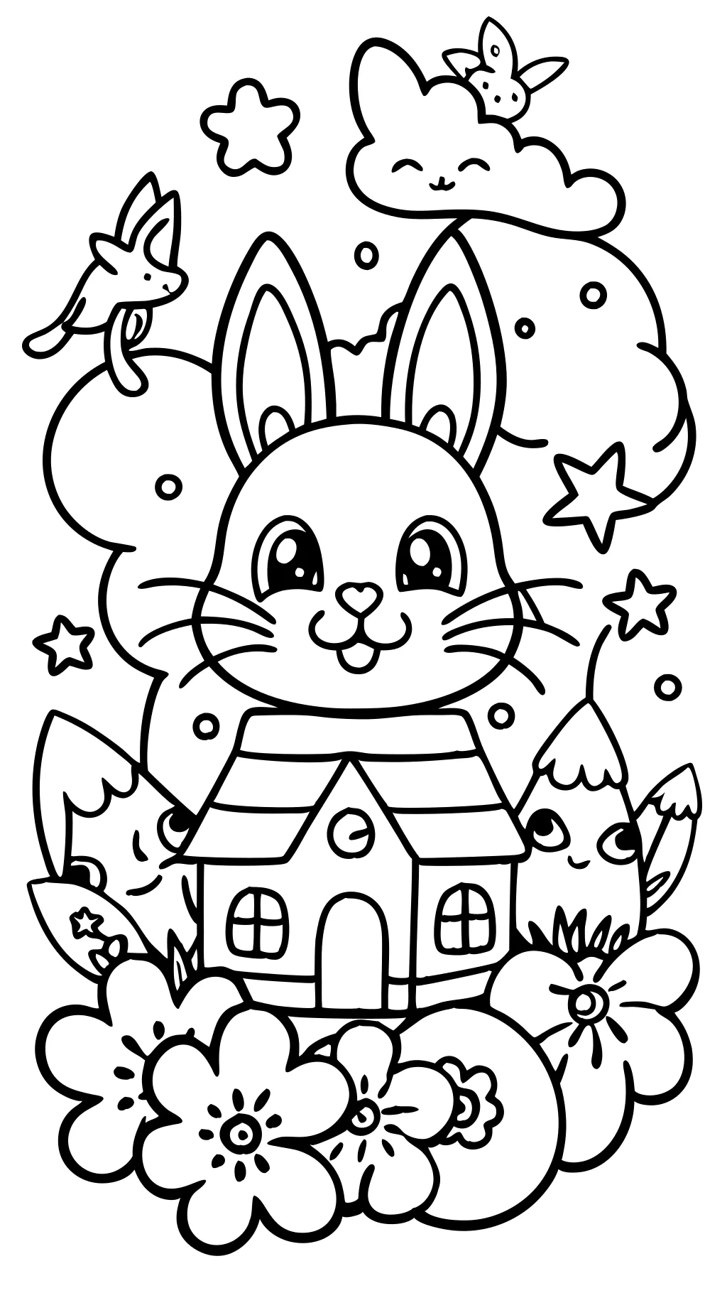 coloring pages cute things